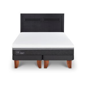 Cama Europea Cic Ortopedic Advance / King / Base Dividida + Respaldo
