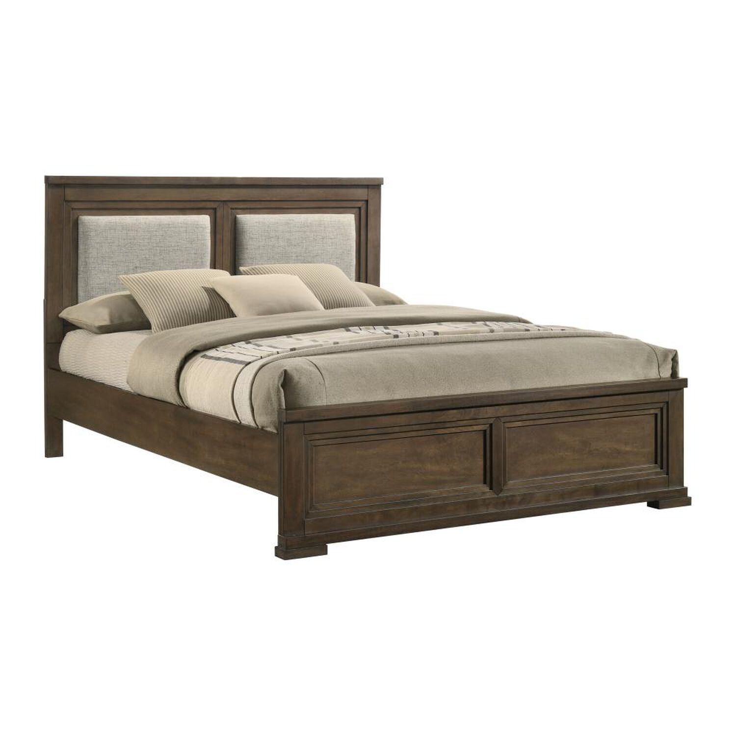 Cama Casaideal Austral 2 Plaza + Respaldo + C&oacute;moda Espejo / 6 Cajones image number 2.0