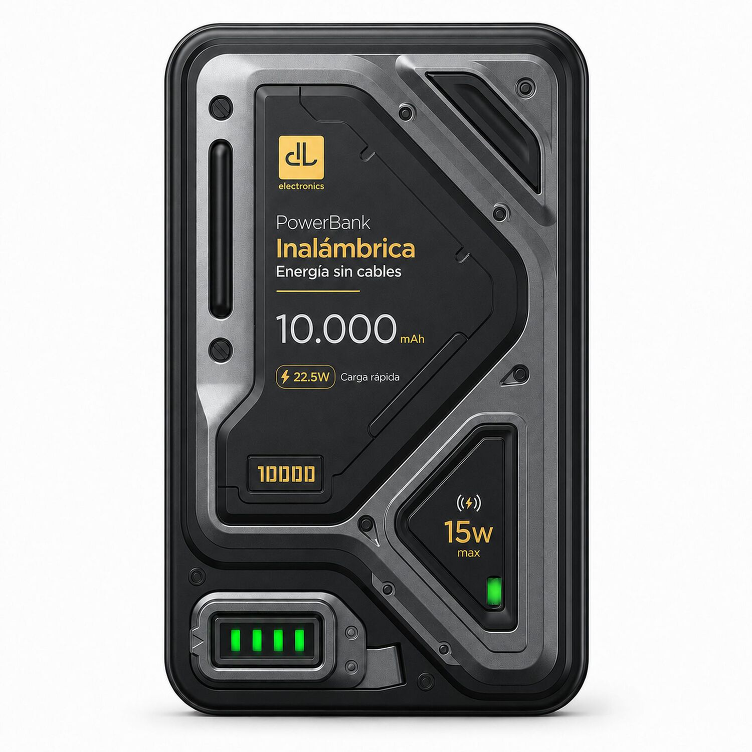 Powerbank De Carga Inal&aacute;mbrica De Inducci&oacute;n 10a Carga R&aacute;pida image number 3.0