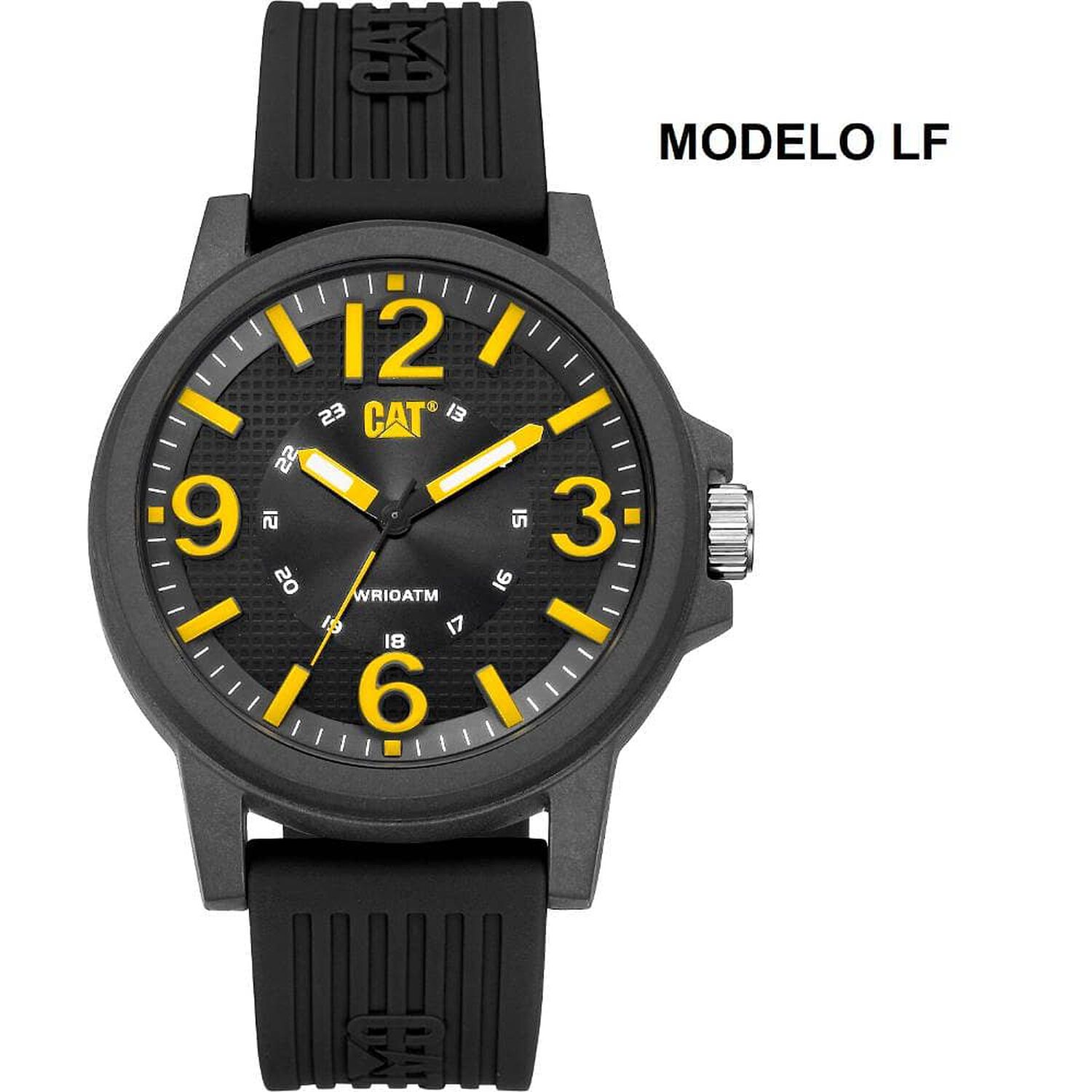 Correa Pulsera Cat Hombre Lf Negro image number 2.0