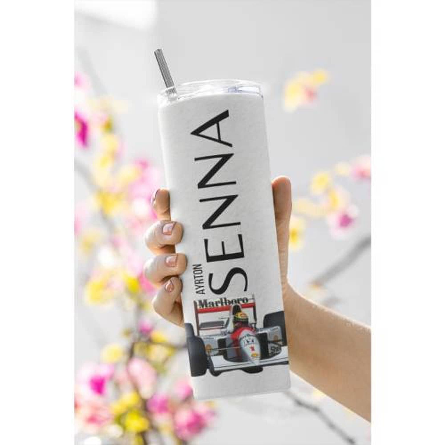 Termo Botella Termica F1 Senna Monoplaza Mug image number 4.0