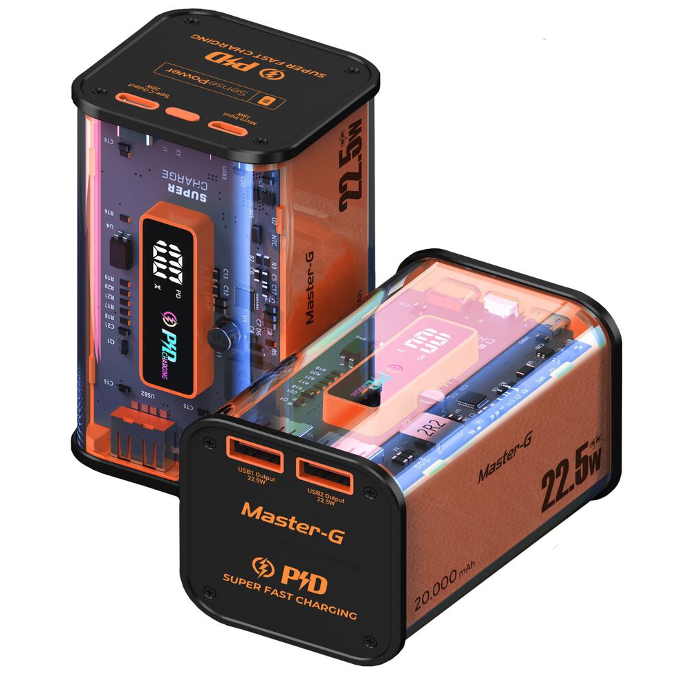 Kit Bater&iacute;a Externa 20000 Mah Carga R&aacute;pida + Cable Lightning image number 2.0