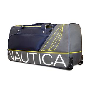 Bolso De Viaje Con Ruedas Nautica Mannar L Azul + Candado