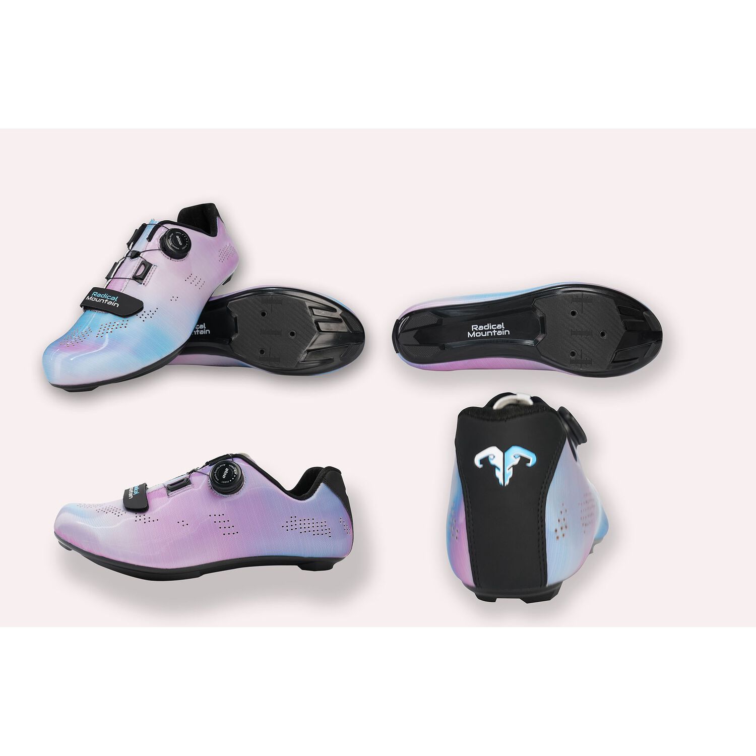 Zapato Reflective Road T.42 Morado Radical Mountain image number 2.0