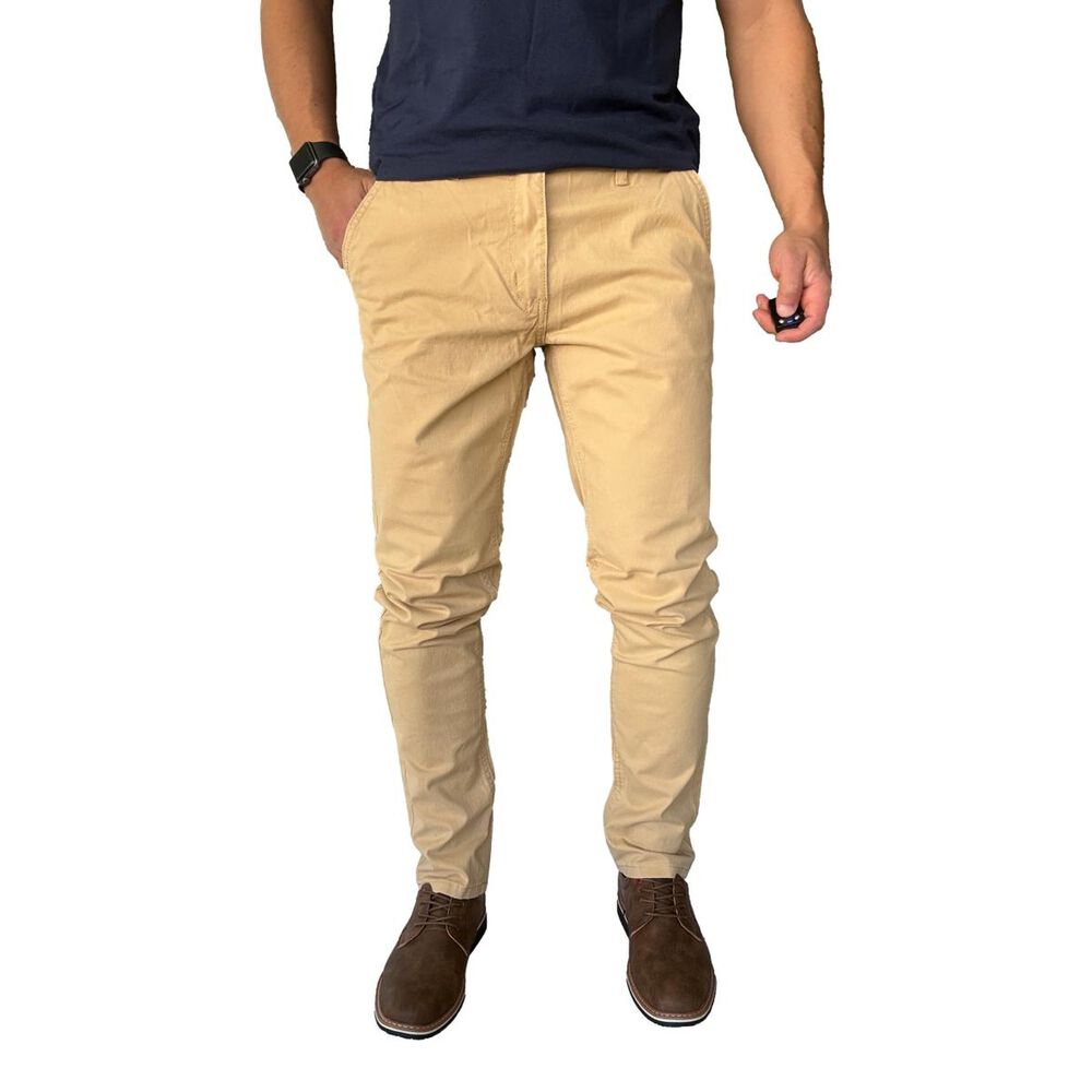 Pantal&oacute;n Elasticado Slim Fit Gabardina Hombre image number 11.0