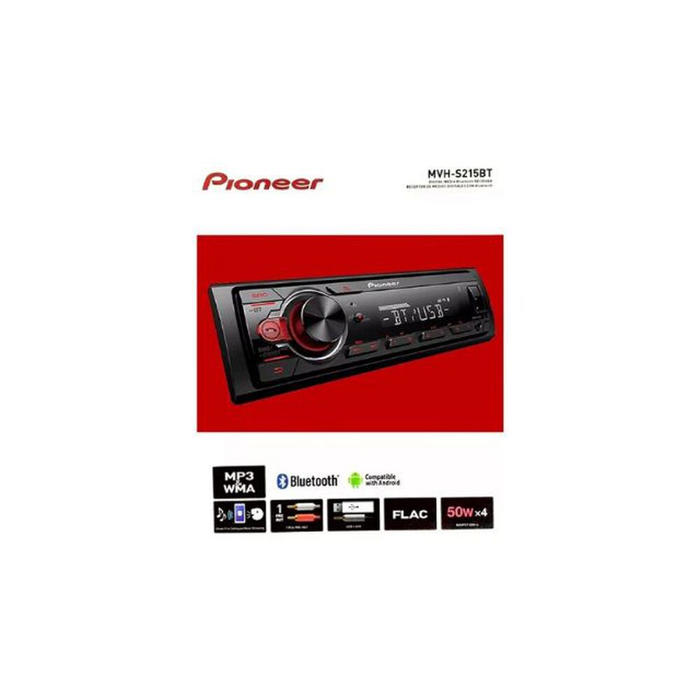 Radio De Auto Pioneer Mvh S215bt Con Usb Y Bluetooth image number 2.0