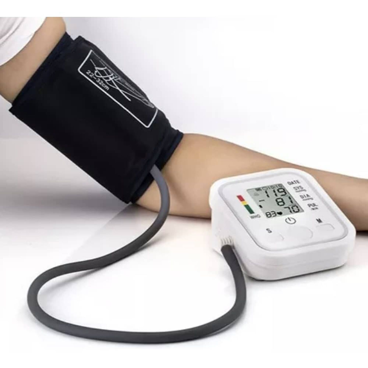 Tensi&oacute;metro Digital De Brazo Medidor Presion Arterial Pulso Color Blanco image number 0.0