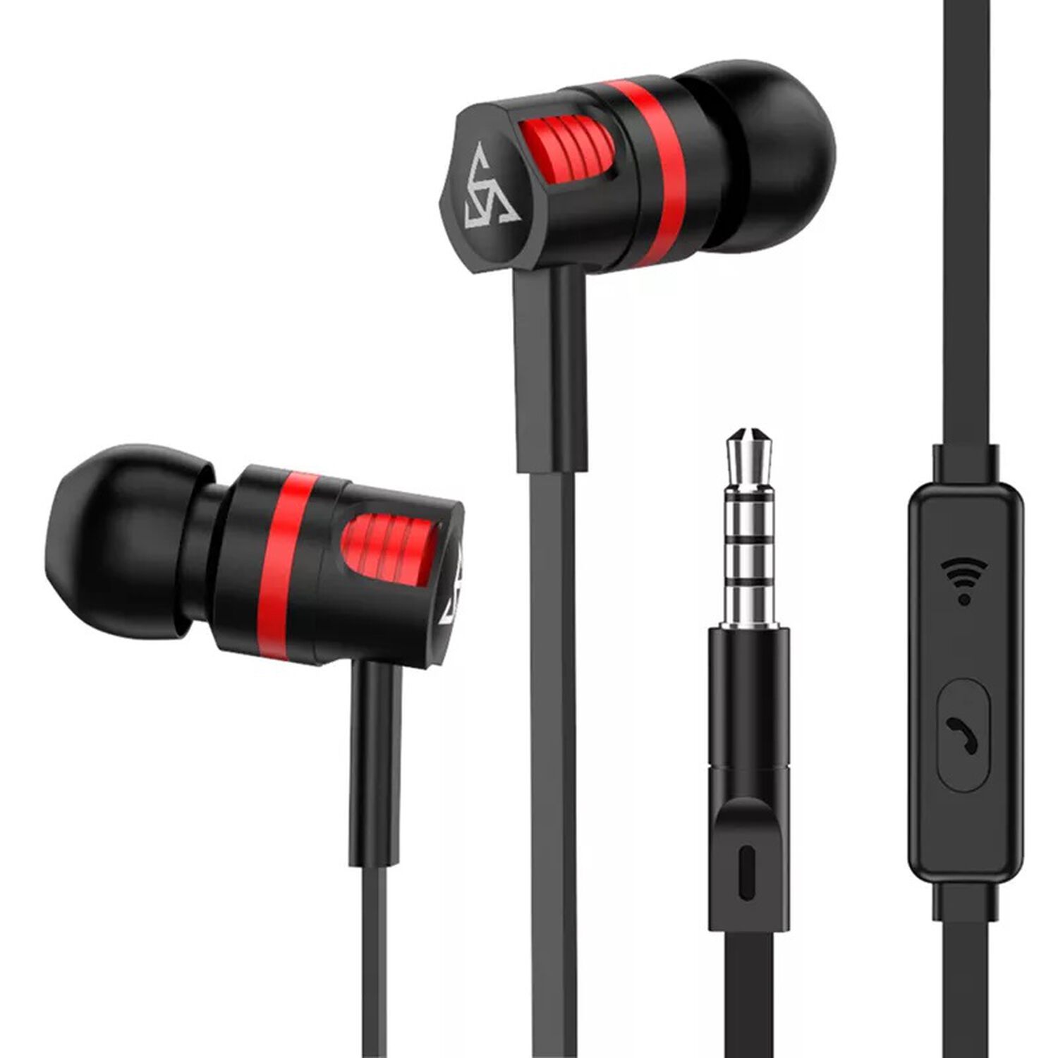 Aud&iacute;fonos Con Cable Y Microfono Para Smartphone Auxiliar Jack 3.5 image number 0.0