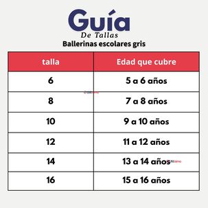 Ballerinas Escolares Ni&ntilde;a Algod&oacute;n Gris