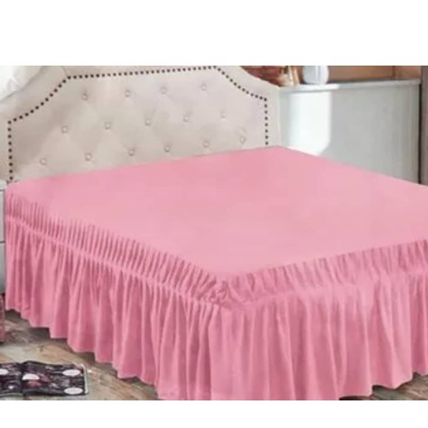 Faldon Liso Cama King image number 0.0