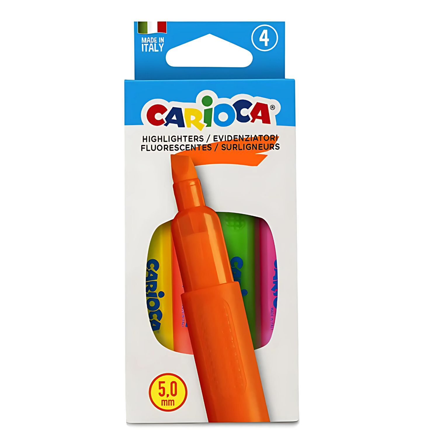 Destacadores 4 Colores Carioca - Ps image number 0.0