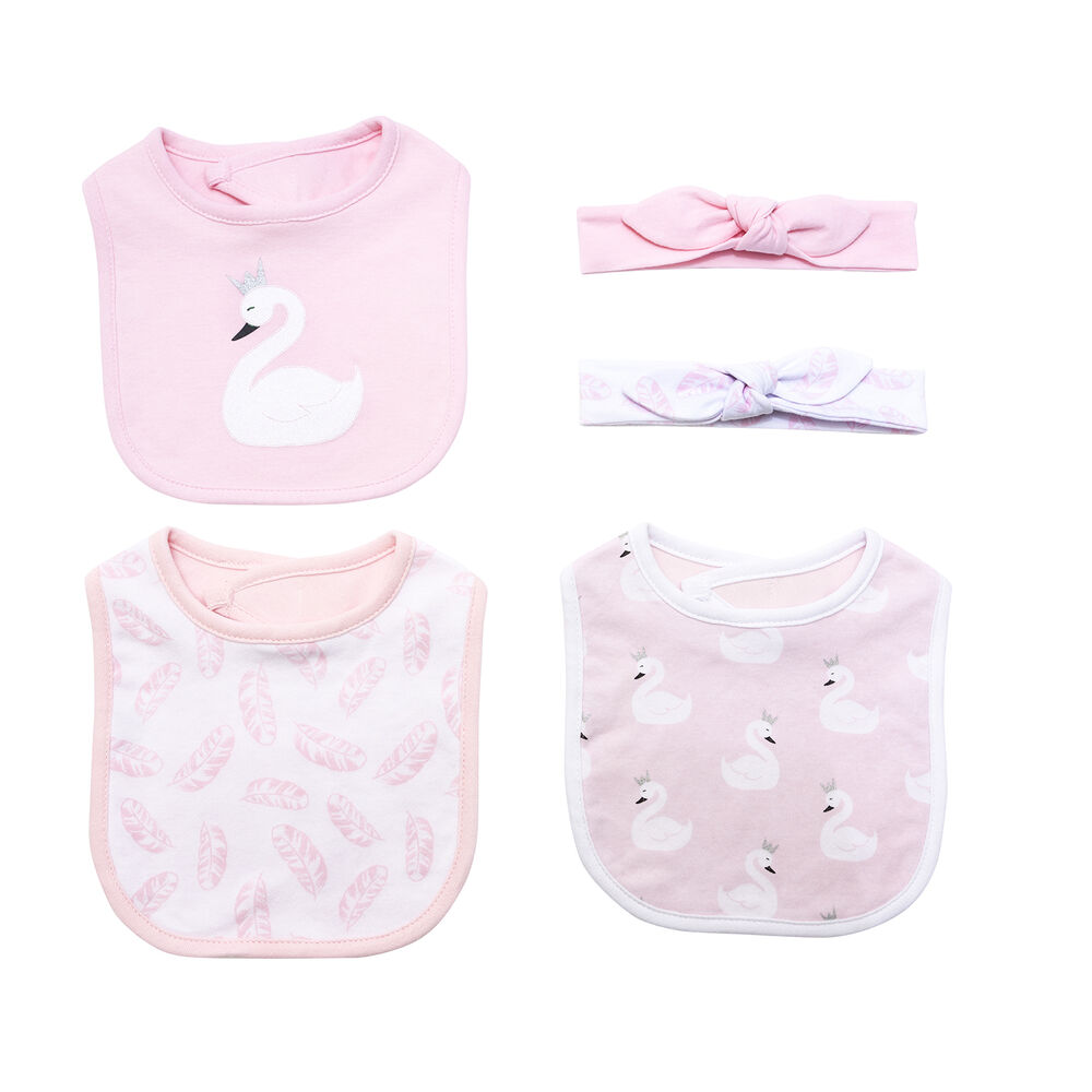 Set Baberos + Cintillos Niña Cisne Bambino image number 1.0