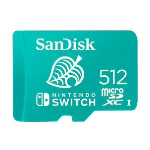 Tarjeta Microsdxc Sandisk 512gb Nintendo Switch 4k 100mb/s