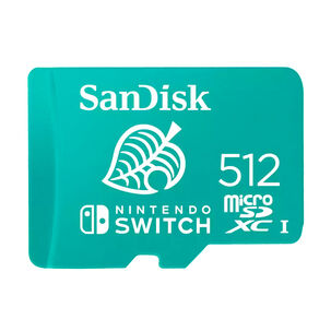 Tarjeta Microsdxc Sandisk 512gb Nintendo Switch 4k 100mb/s