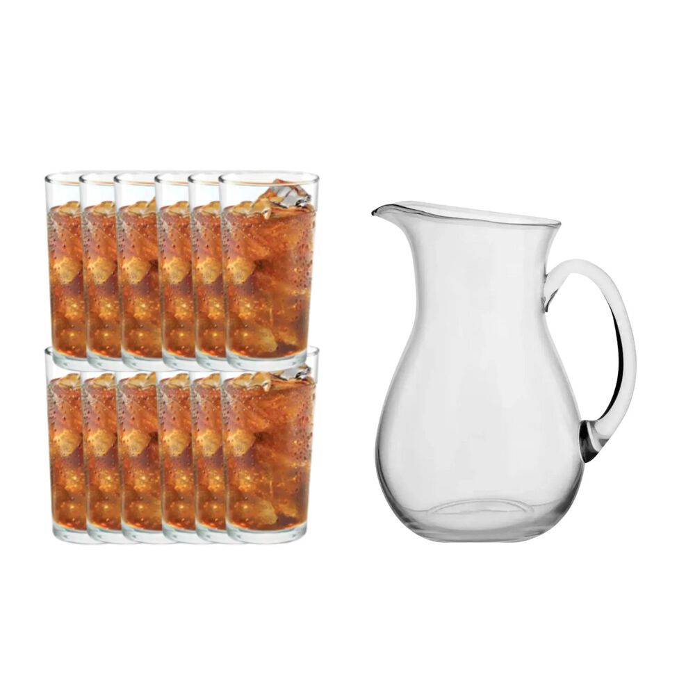 Set 12 Vasos Montecarlo 340ml + Jarra Balboa 1300ml Allegra image number 0.0