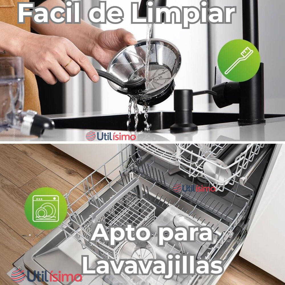 Extractor Exprimidor De Jugos Eléctrico 1000w De Potencia Frutas Y Verduras image number 9.0