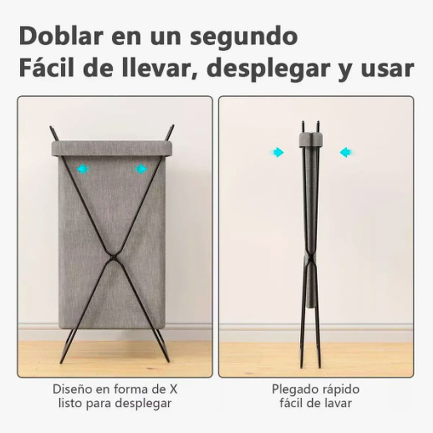Cesto Ropa Sucia Plegable image number 3.0