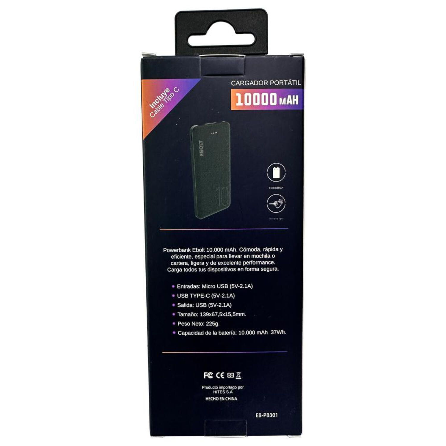 Power Bank Ebolt EB-PB301 image number 3.0