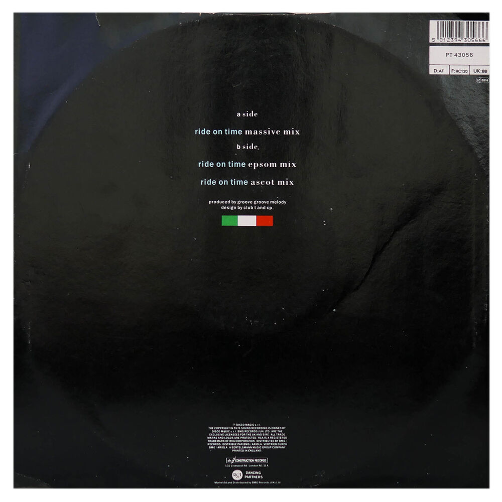 Black Box - Ride On Time | 12" Maxi Single Usado image number 1.0
