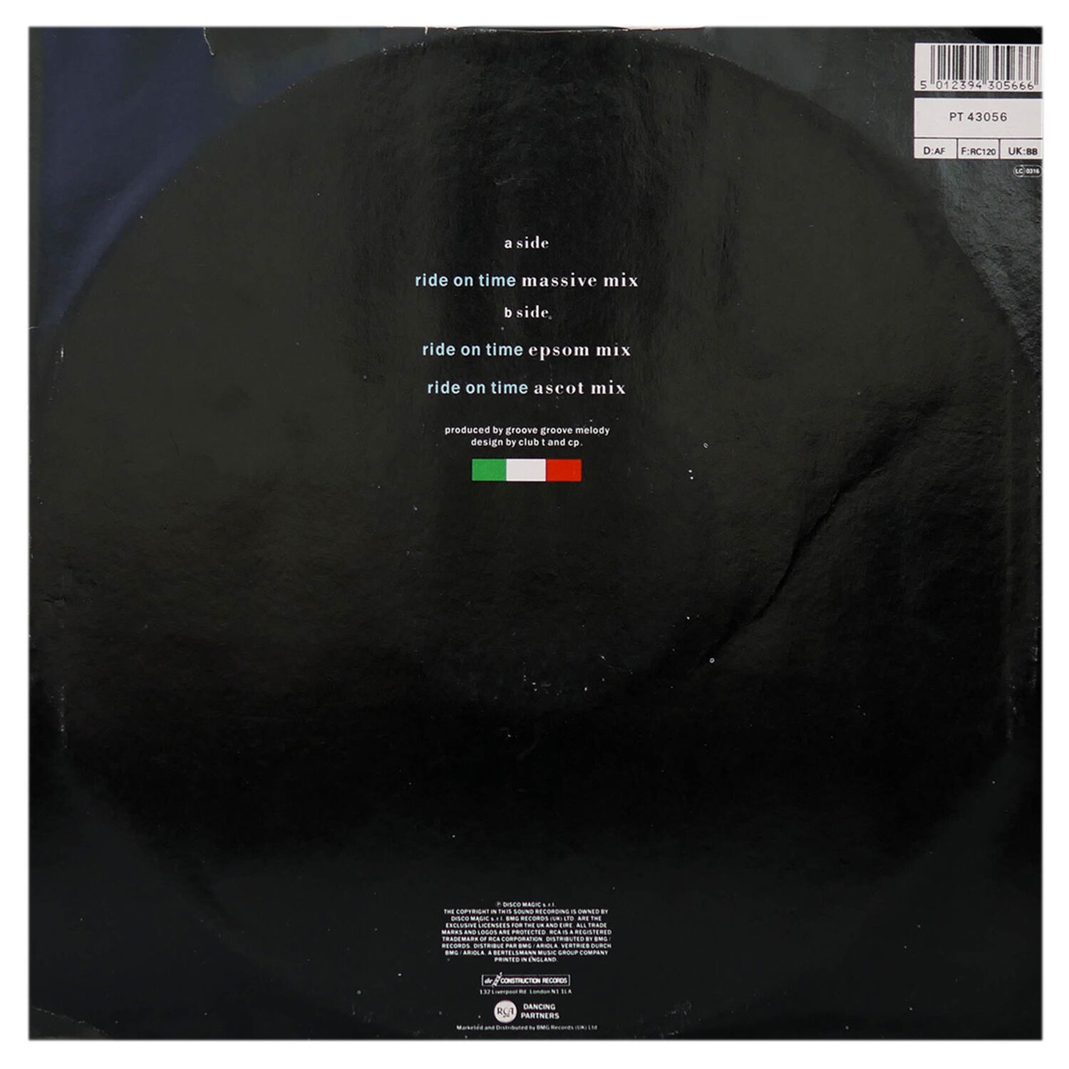 Black Box - Ride On Time | 12" Maxi Single Usado image number 1.0