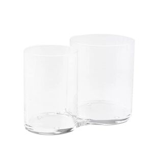 Organizador Maquillajes Cilindrico Doble Brochas 15cm