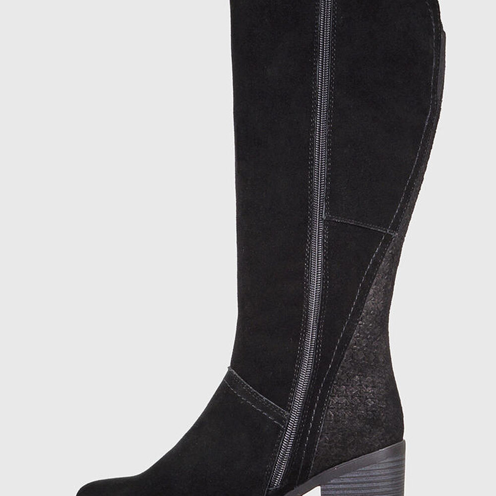 Bota Cuero Antiopa Negro image number 3.0