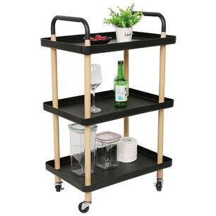 Carrito De Almacenamiento Multiuso 3 Niveles Con Rueda