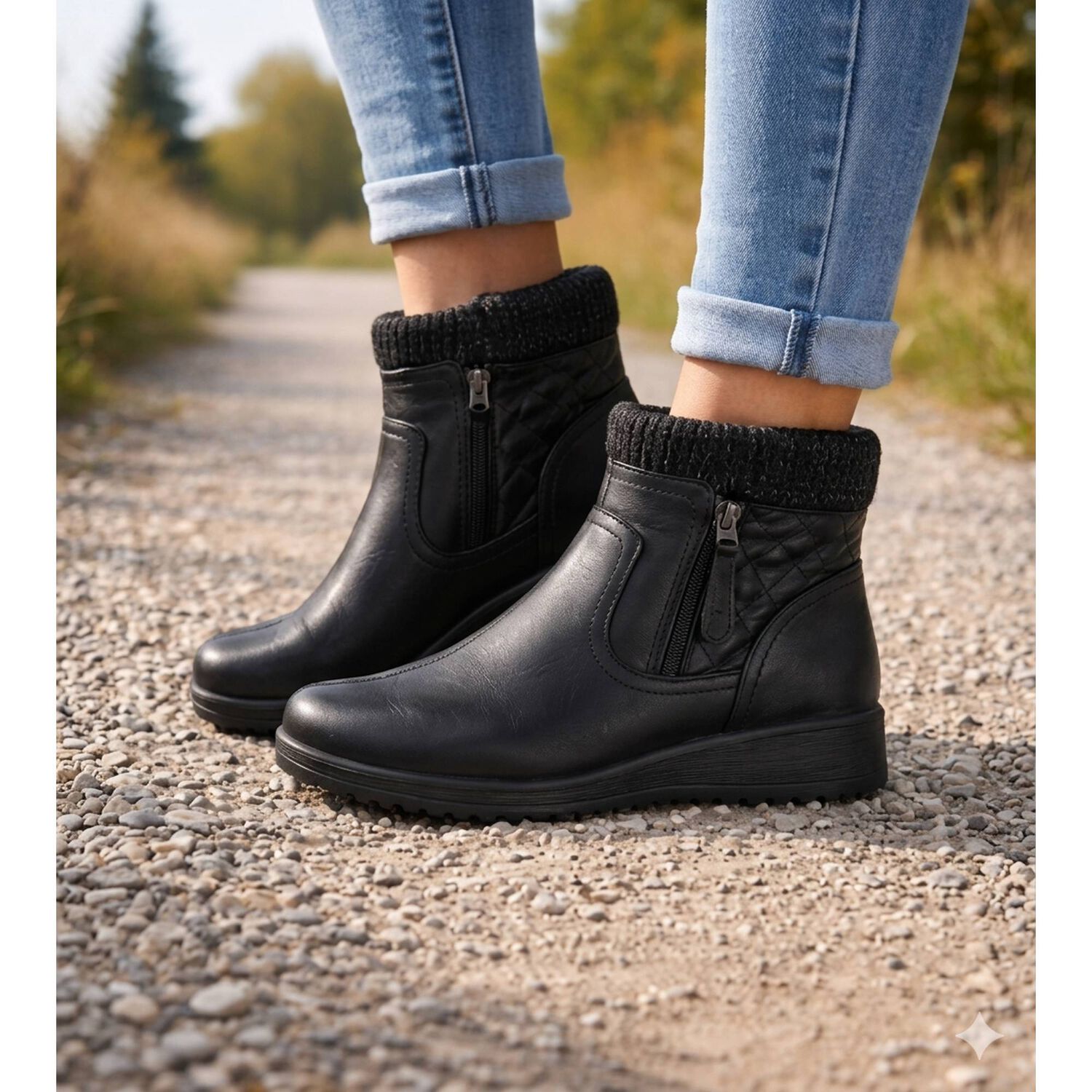 Botin Amalia Negro Passer image number 4.0