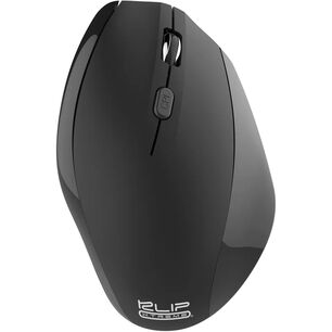Klipx Mouse Vertical Inal&aacute;mbrico Ergon&oacute;mico 6 Botones Negro