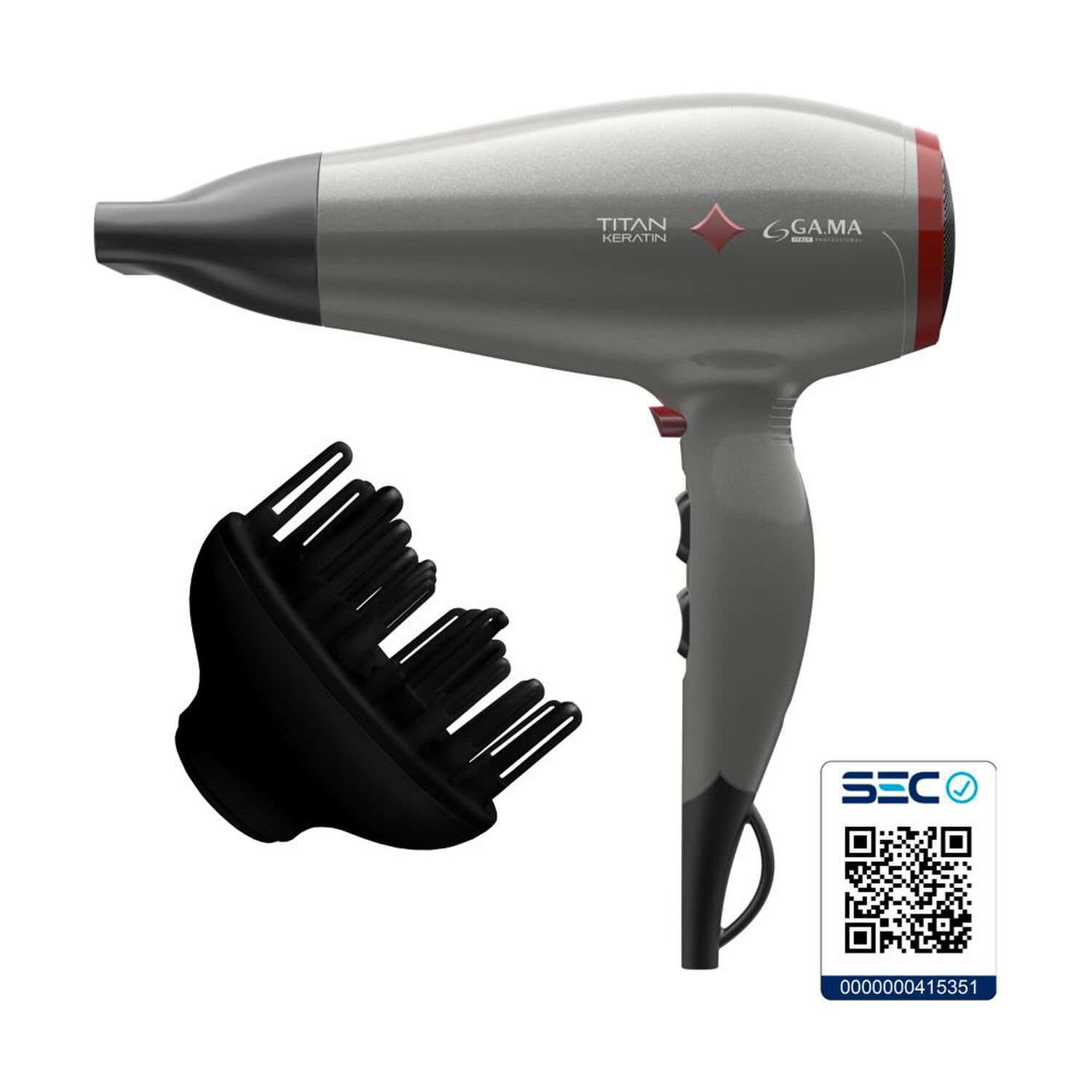 Secador De Pelo Gama Diamond St Titan Keratin 220 image number 6.0
