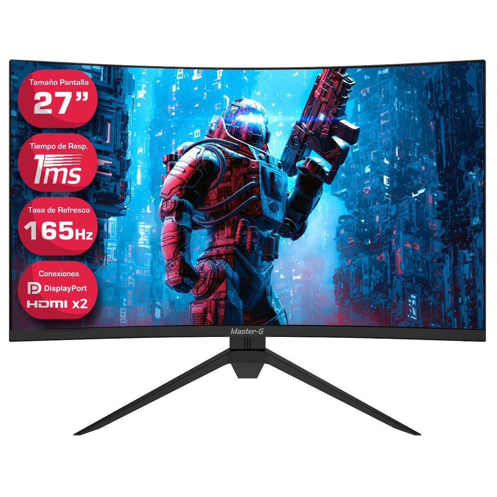 Monitor Gamer Curvo Led 27" Full Hd 165hz 1ms image number 0.0