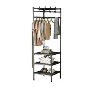 Organizador Multifuncional Metálico 3 Niveles Perchero Ropa