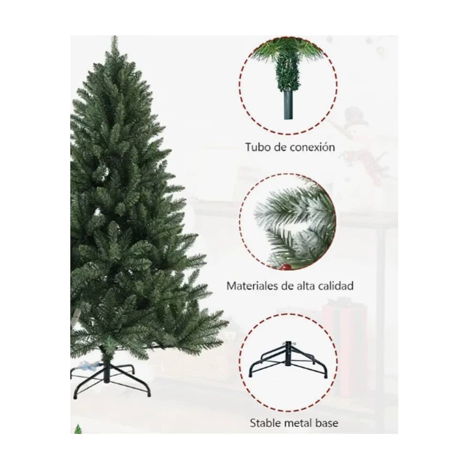&Aacute;rbol De Navidad De 1 Metro 80 Cm image number 4.0
