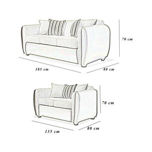 Juego De Living Elegant Oklahoma / 5 Cuerpos