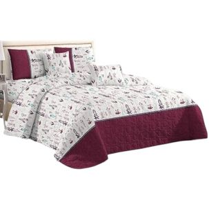 Cobertor Quilt De Verano Cubrecama 2 Plazas Colcha 230x250cm Gs