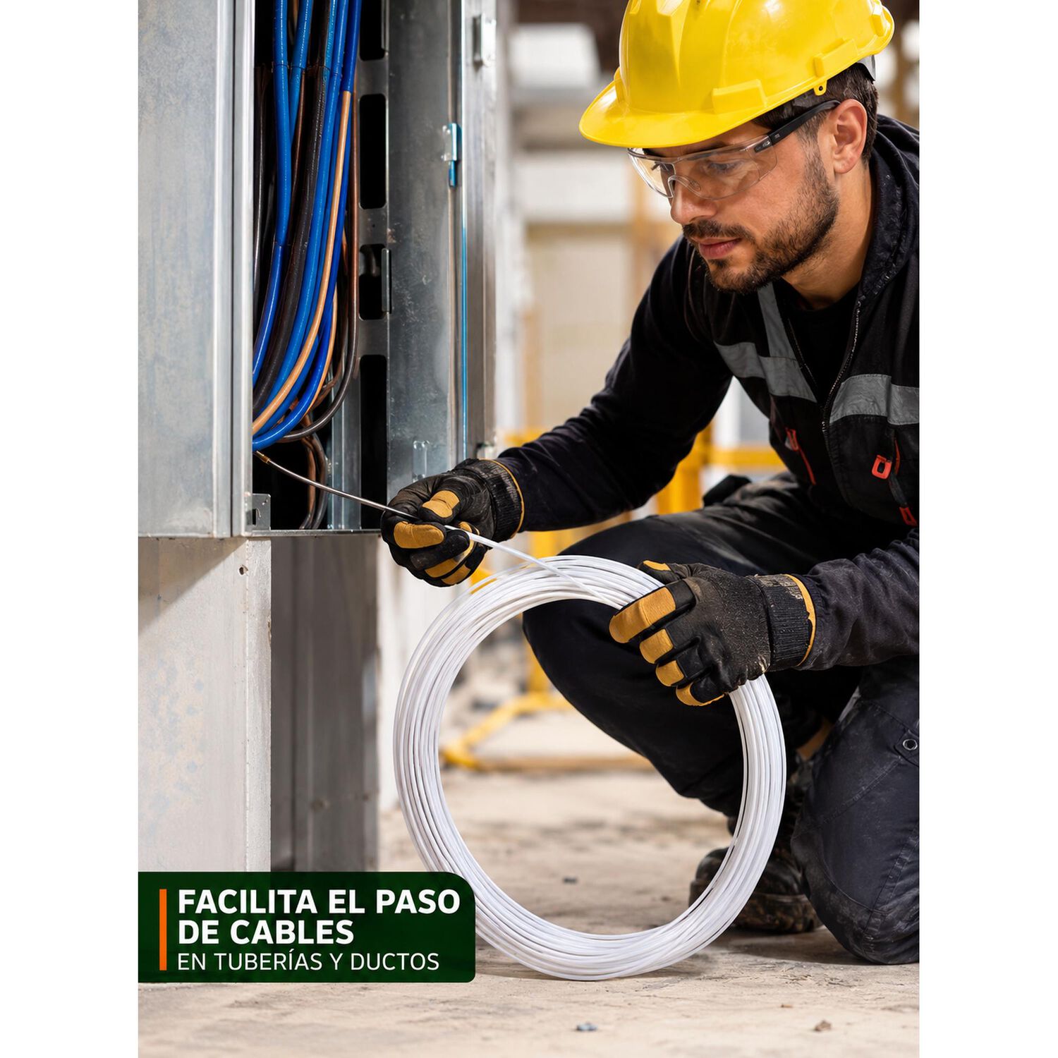Pasacable El&eacute;ctrico 10 Metros Para Instalaci&oacute;n De Cables image number 3.0