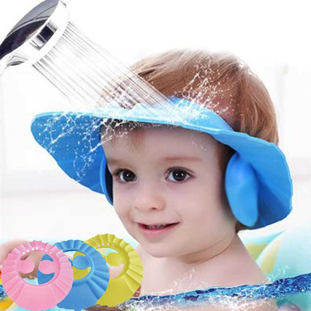 Gorro Vicera De Ba&ntilde;o Bebe Protector Para Ducha Peluqueria image number 3.0
