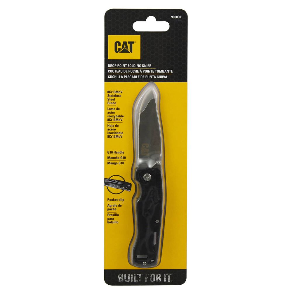 Cuchillo Navaja Plegable Cat 980000 Punta Curva image number 0.0