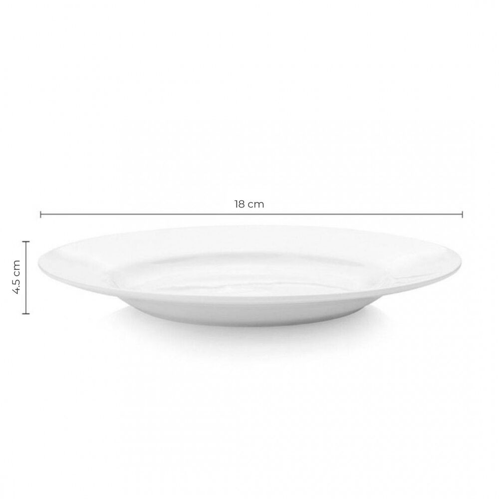 Set De 6 Platos 18 Cm Borde Grueso Linea Tower image number 7.0