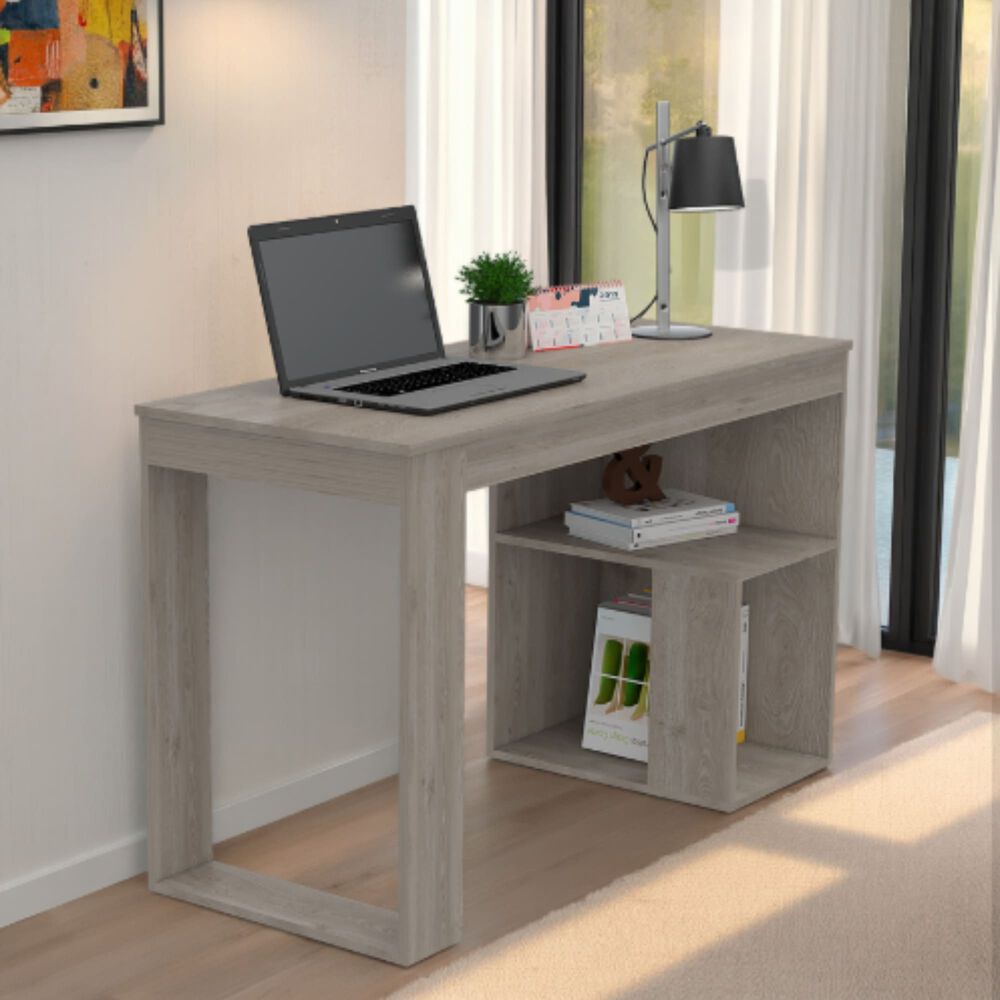 Escritorio 120x73,5x50 Cm Fm-037g Gris image number 4.0