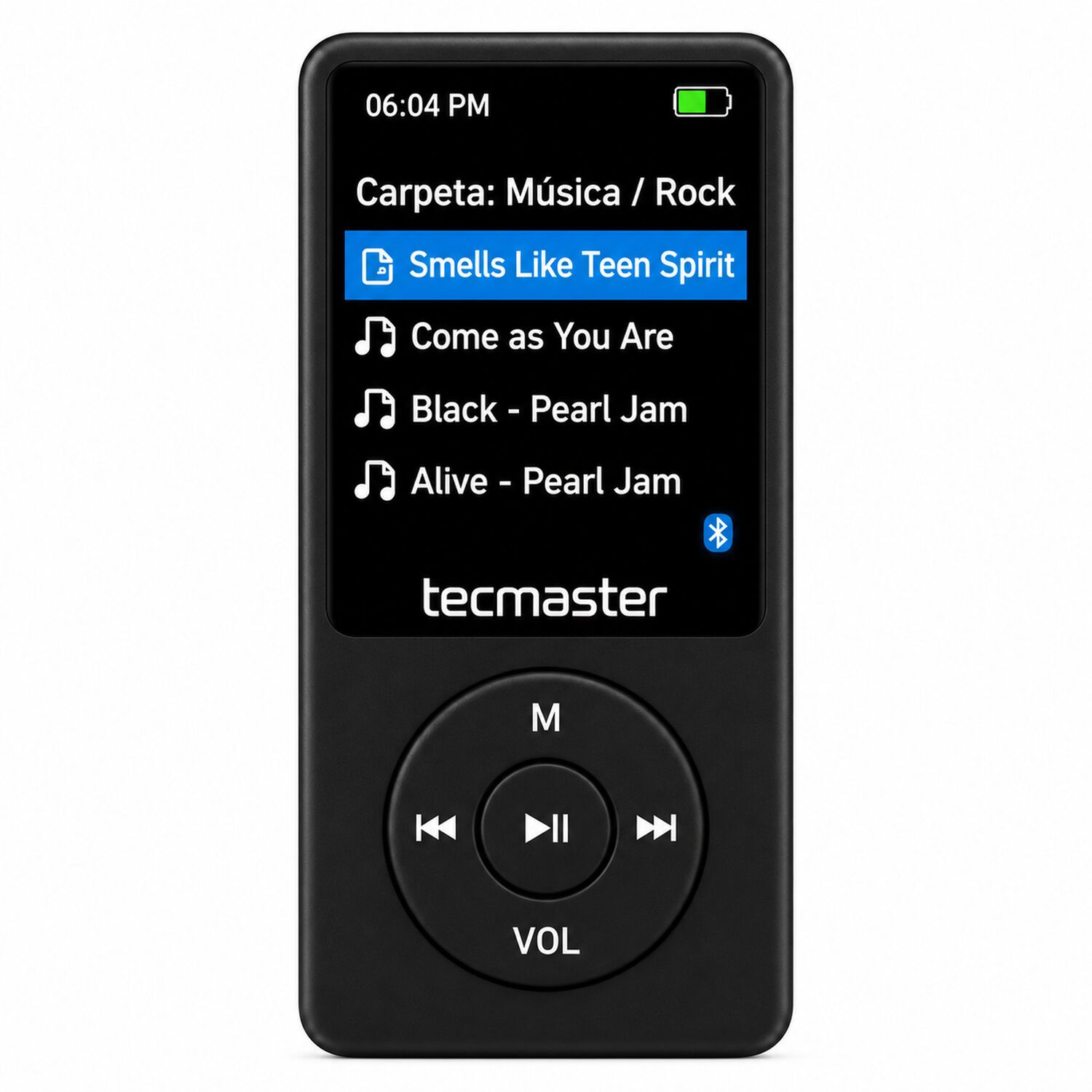 Reproductor Mp3 Tecmaster Tm-300523 16gb Bluetooth Negro image number 2.0