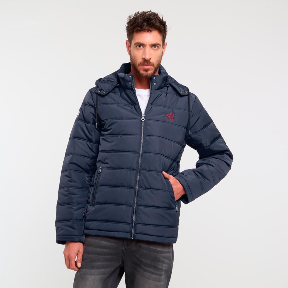 Parka Lisa Regular Cuello Alto Con Capucha Hombre The King's Polo Club image number 0.0