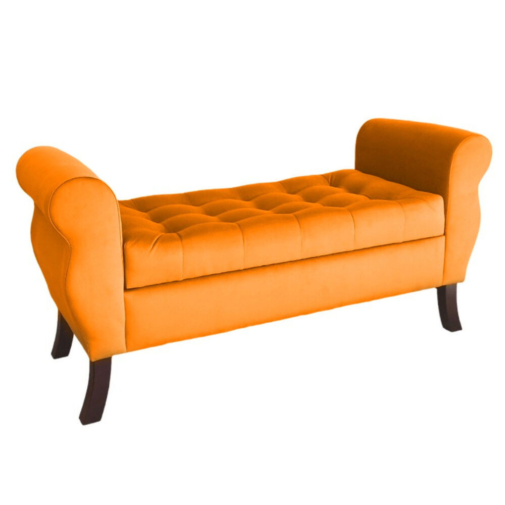 Banqueta Baul Diva Color Naranjo image number 2.0