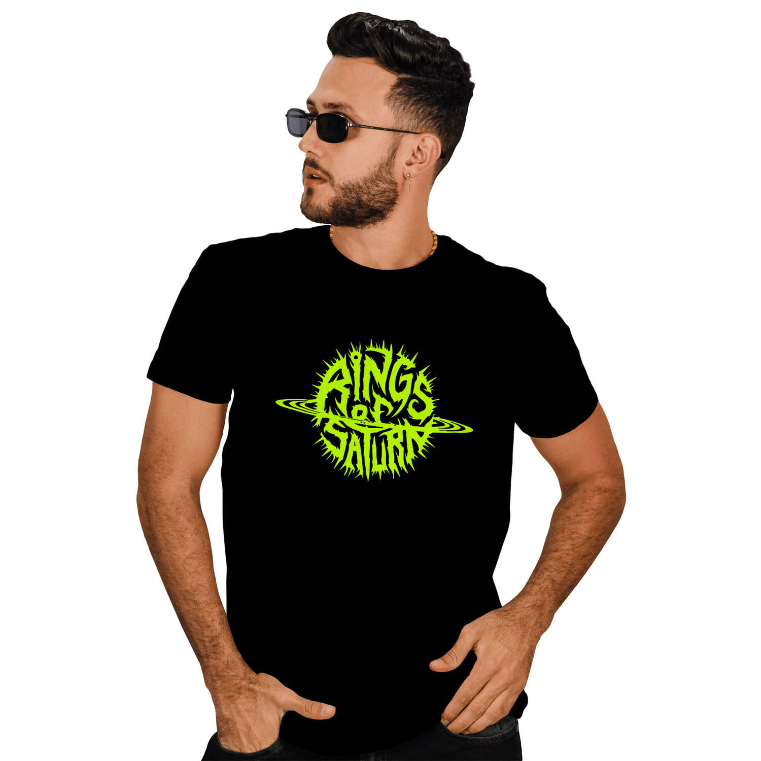 Polera Hombre Rings Of Saturn Metal Rock image number 0.0