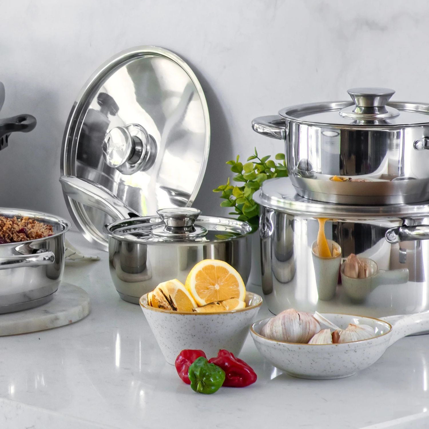 Bateria Cocina Wens 6 Piezas Acero Inoxidable Cocina 430-6ss image number 7.0