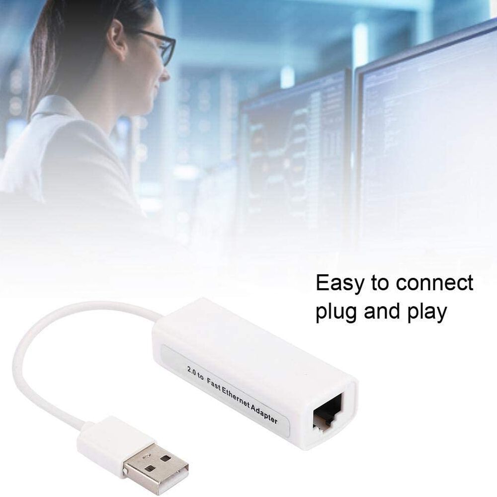 Adaptador Usb Con Tarjeta De Red Usb 2.0 Dburj46 image number 3.0