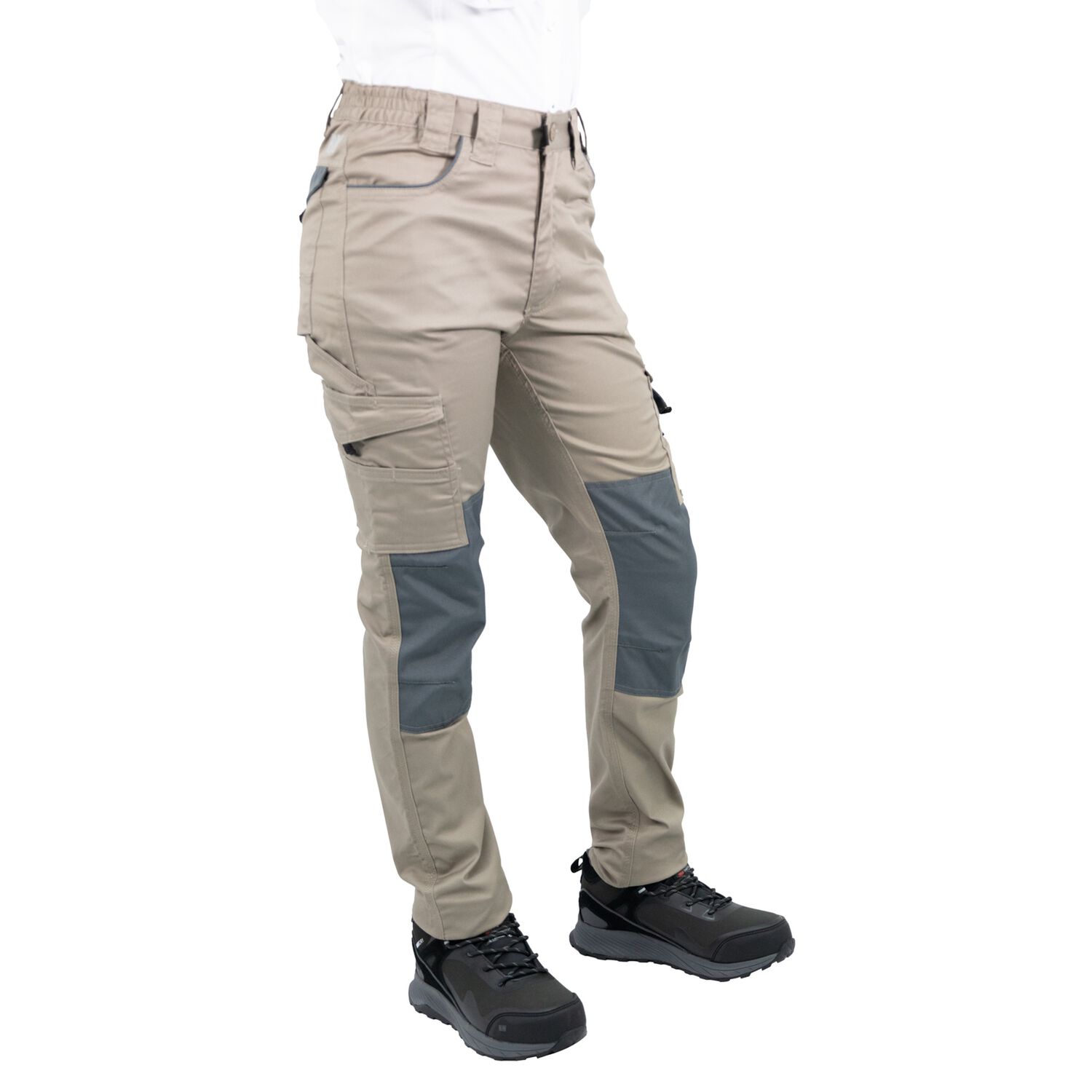 Pantal&oacute;n Cargo Hw Dakota Spandex Cafe Mujer image number 1.0
