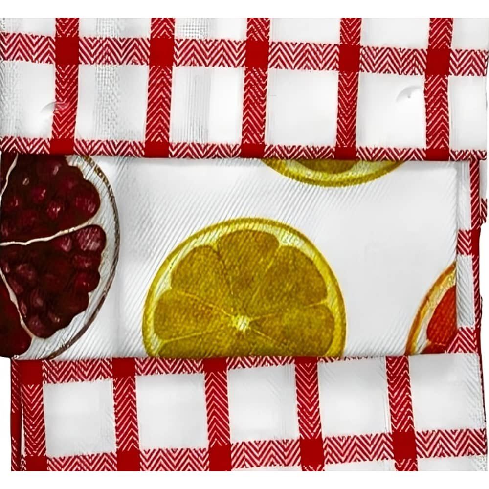 Set 3 Pa&ntilde;os De Cocina Happy Cook Rojo image number 2.0