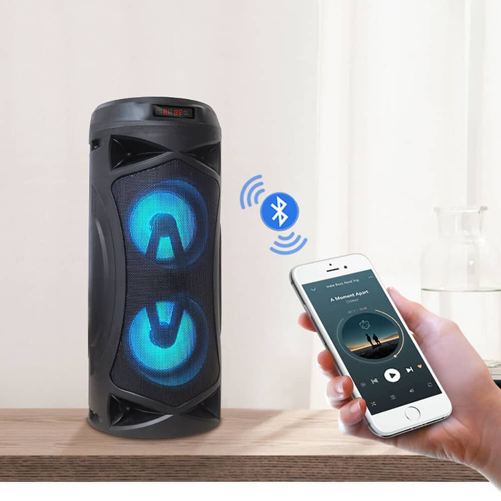 Parlante Port&aacute;til Recargable Con Bluetooth Fujitel 3220 Led image number 1.0