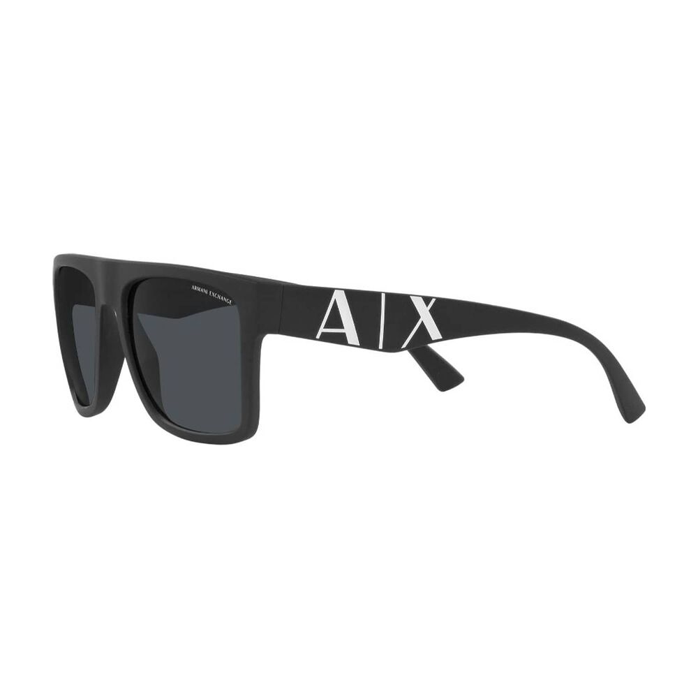 Lentes De Sol Matte Black Sustentable Armani Exchange image number 2.0